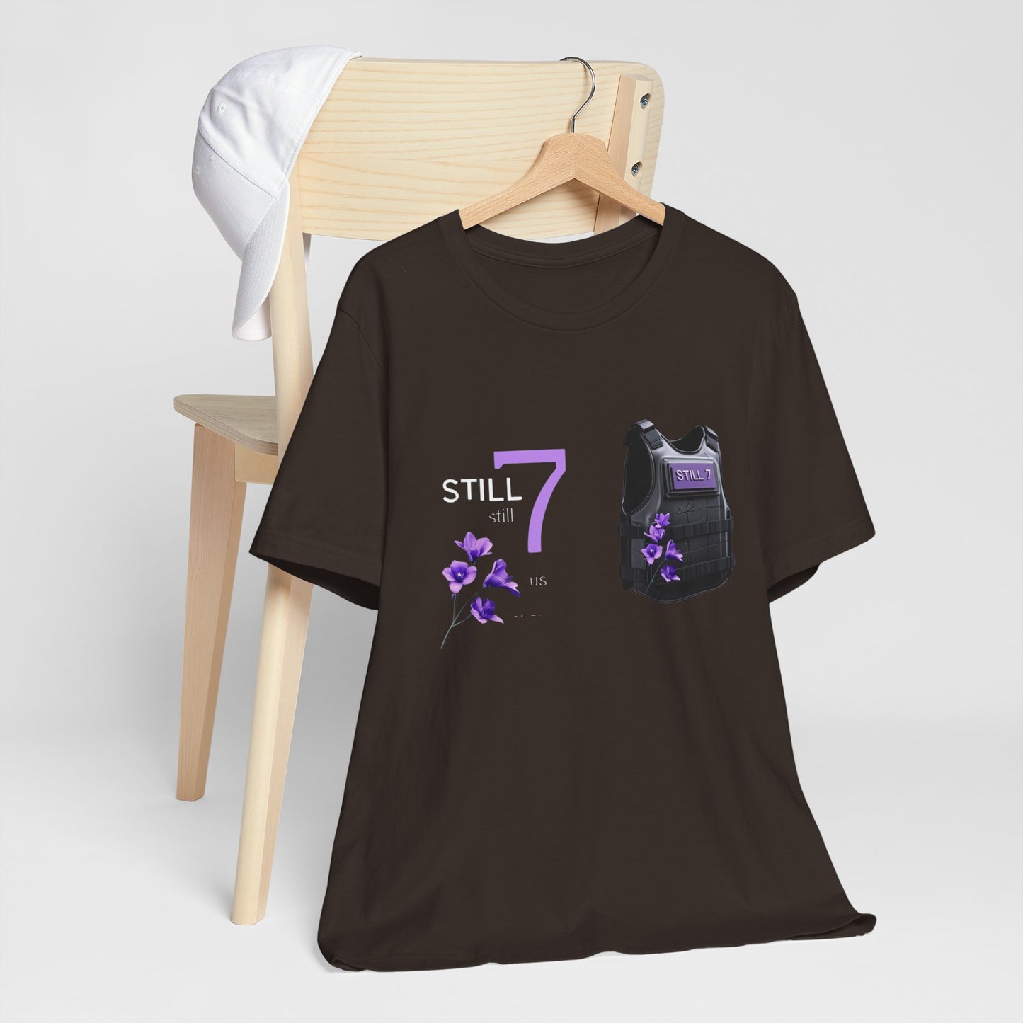 Bulletproof Vest Floral Tee — “I Am The Proof” Graphic T‑Shirt