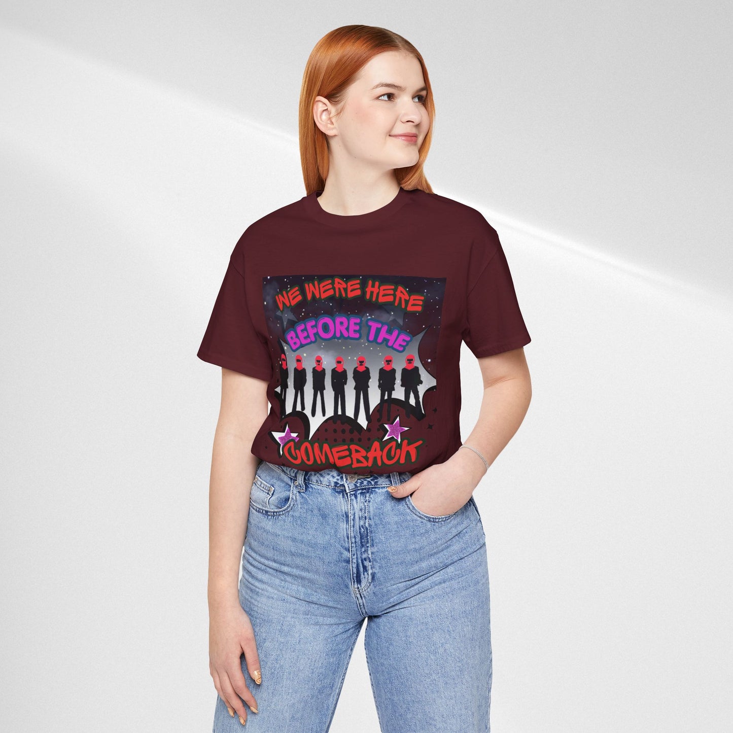 T‑Shirt — 'We Were Here Before the Comeback' Retro Pop Concert Tee