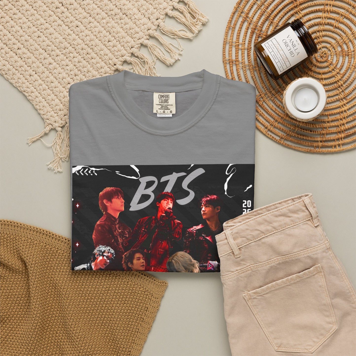 BTS ARIRANG Graphic T-Shirt — "Arirang" BTS Style Concert Tee