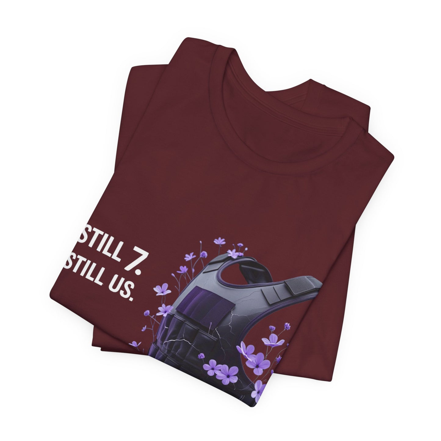 Bulletproof Vest Floral Tee — “I Am The Proof” Graphic T‑Shirt