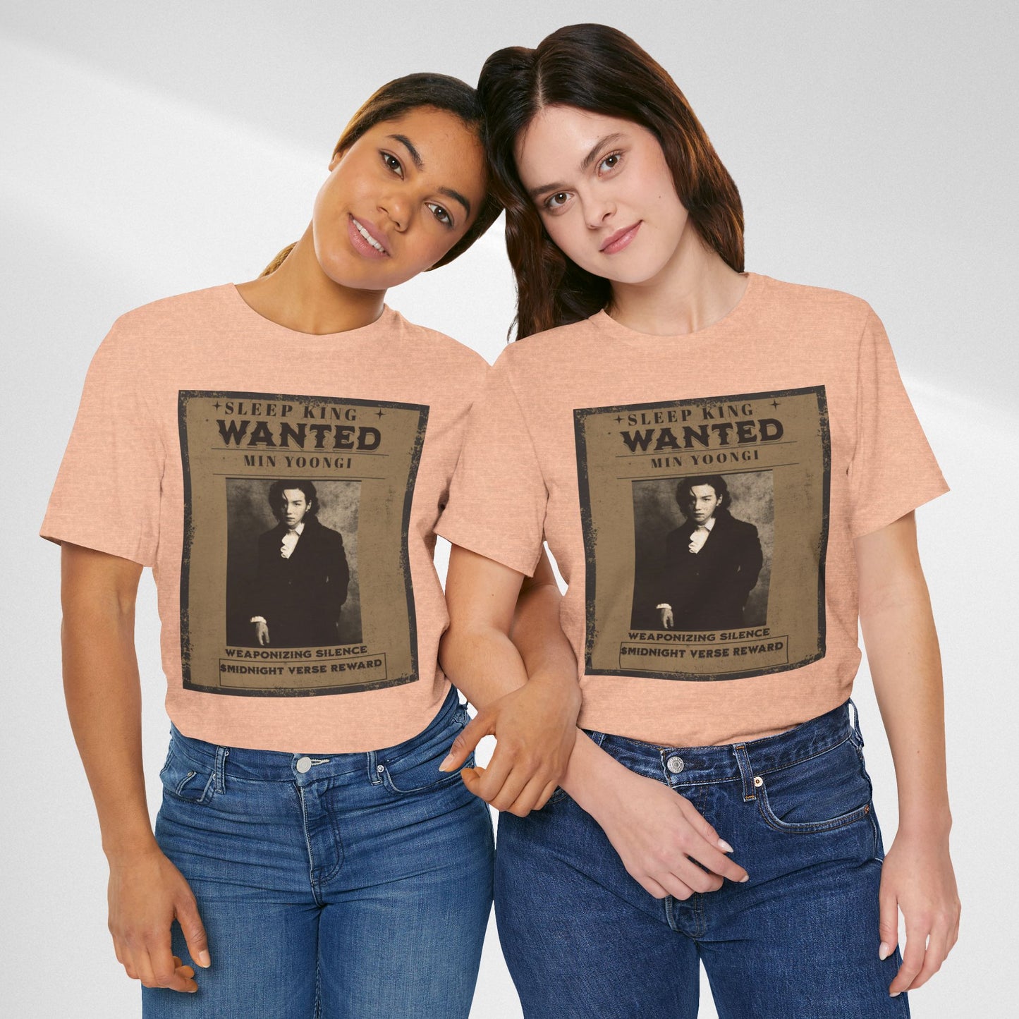 Sleep King Wanted Tee — Vintage 'Min Yoongi' Poster Shirt
