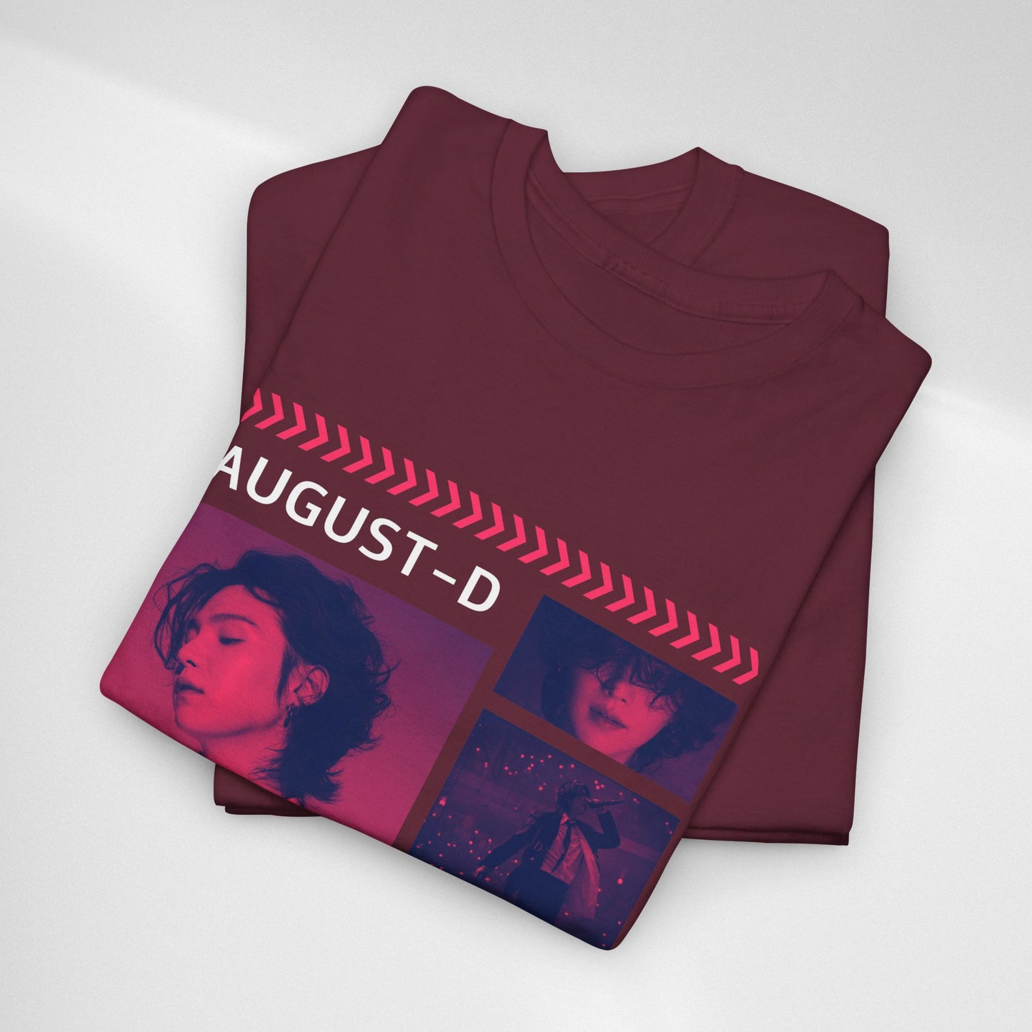 Min Yoon-Gi Photo Grid Tee — K‑Pop BTS August‑D Fan Shirt