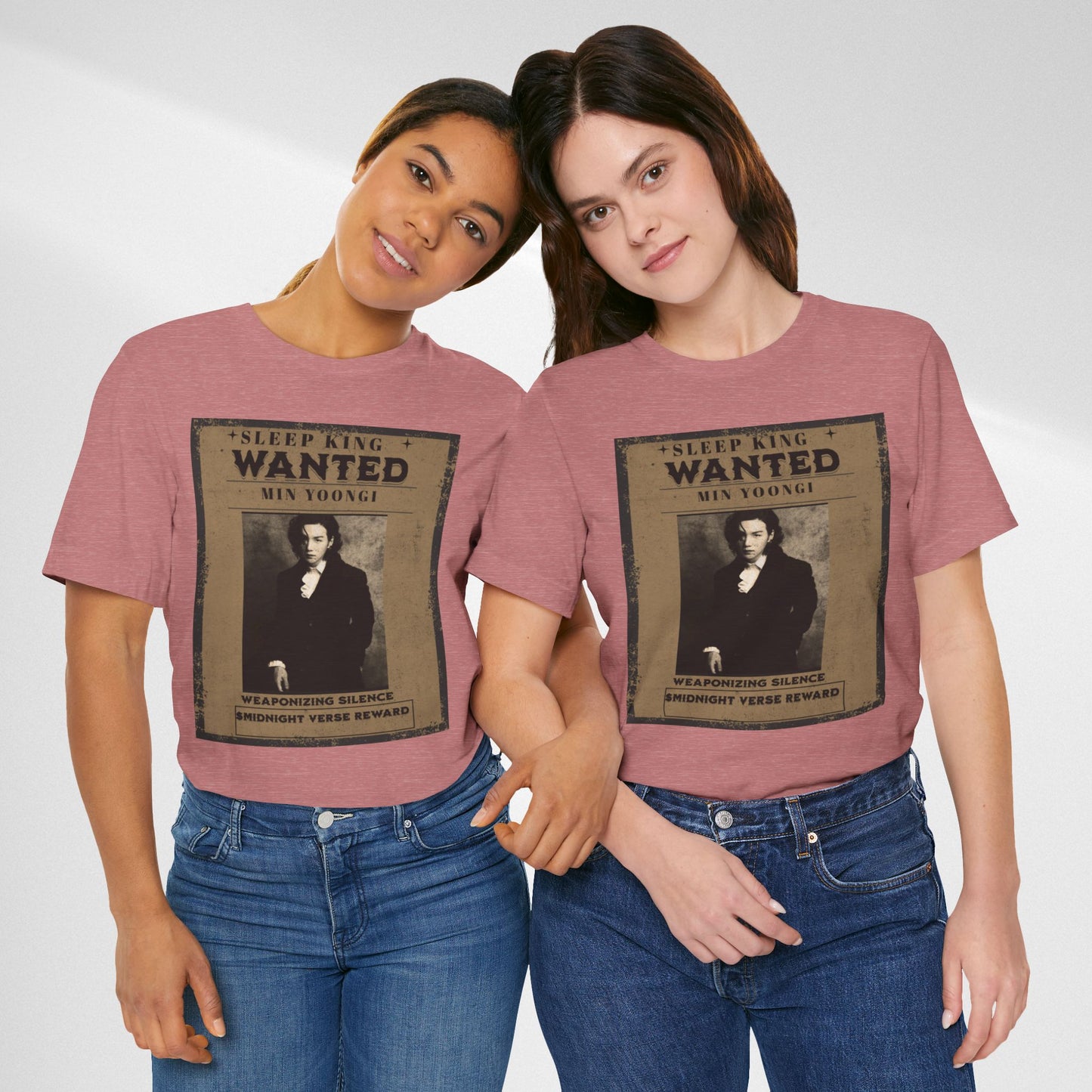 Sleep King Wanted Tee — Vintage 'Min Yoongi' Poster Shirt