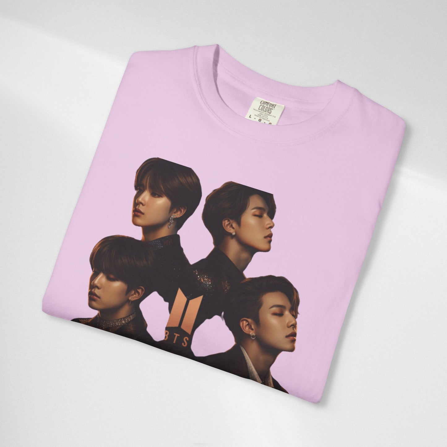 BTS Portrait Collage T-Shirt — Dark Mood Graphic Tee
