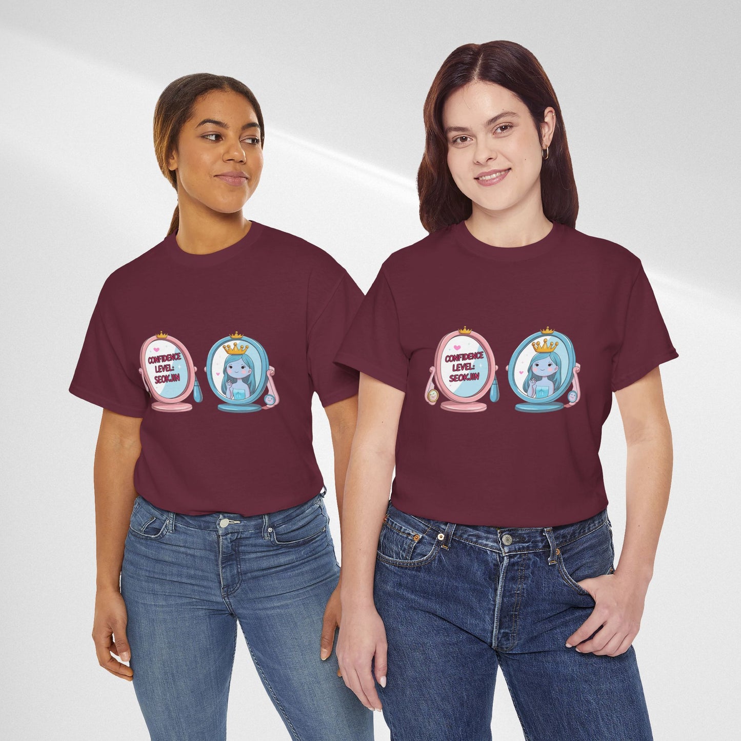 BTS Jin Confidence Level T-Shirt — Seokjin Fan Tee