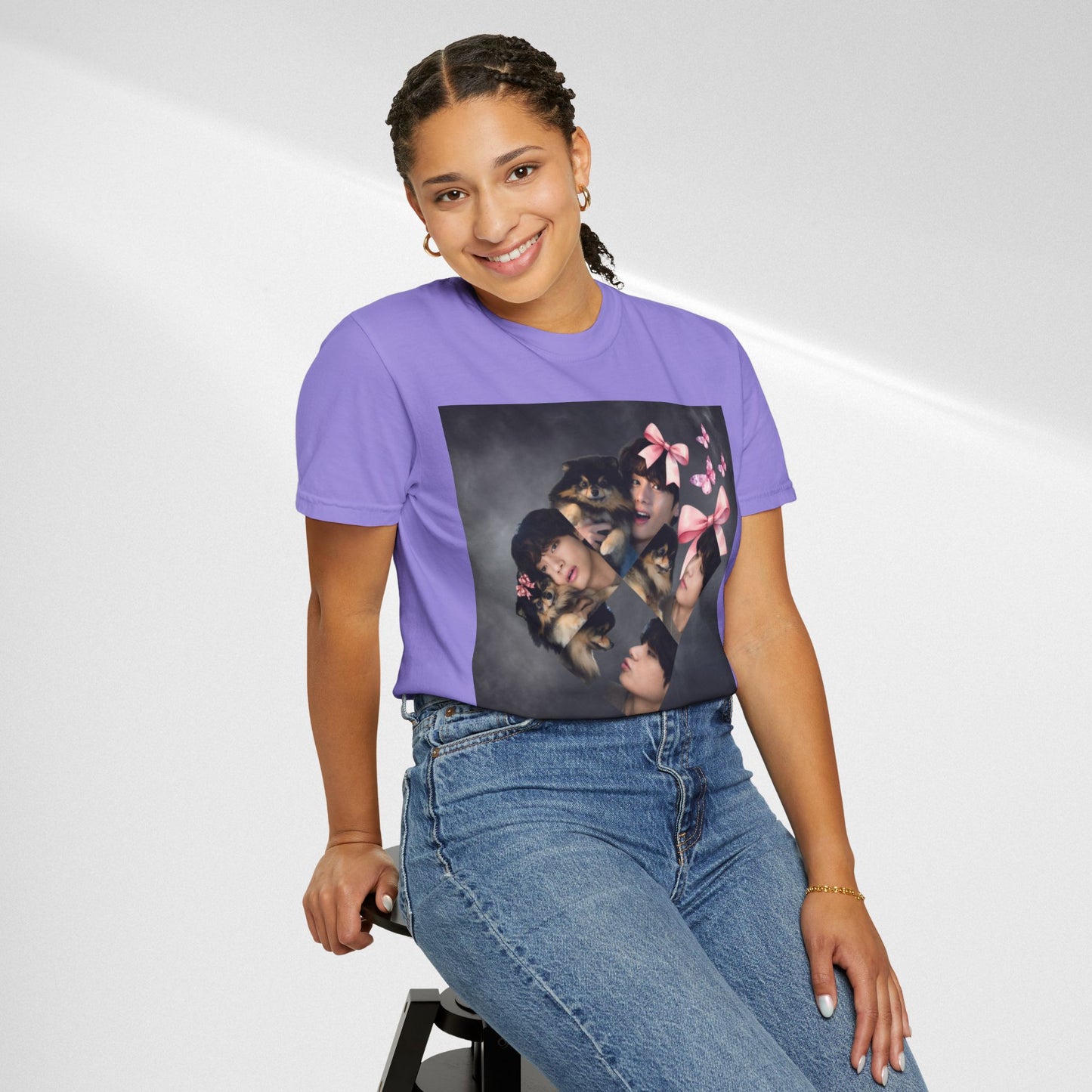 V Too Sweet to Handle T-Shirt — Cute Vintage Photo Collage Tee