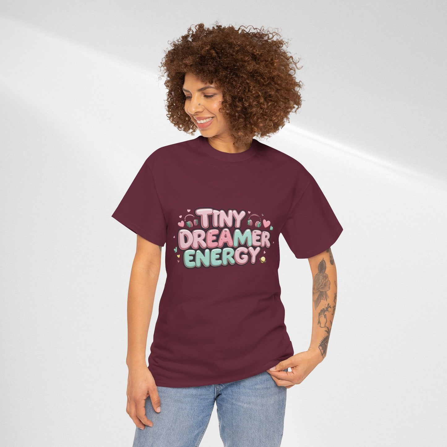 TinyTan Dreamer Energy T-Shirt — Cute Pastel Graphic Tee