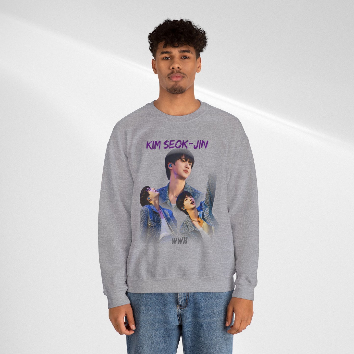 JIN Photo Collage Crewneck Sweatshirt