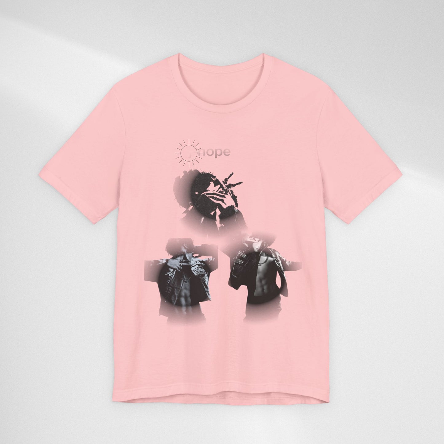 J hope Graphic Tee — Moody Monochrome Portraits