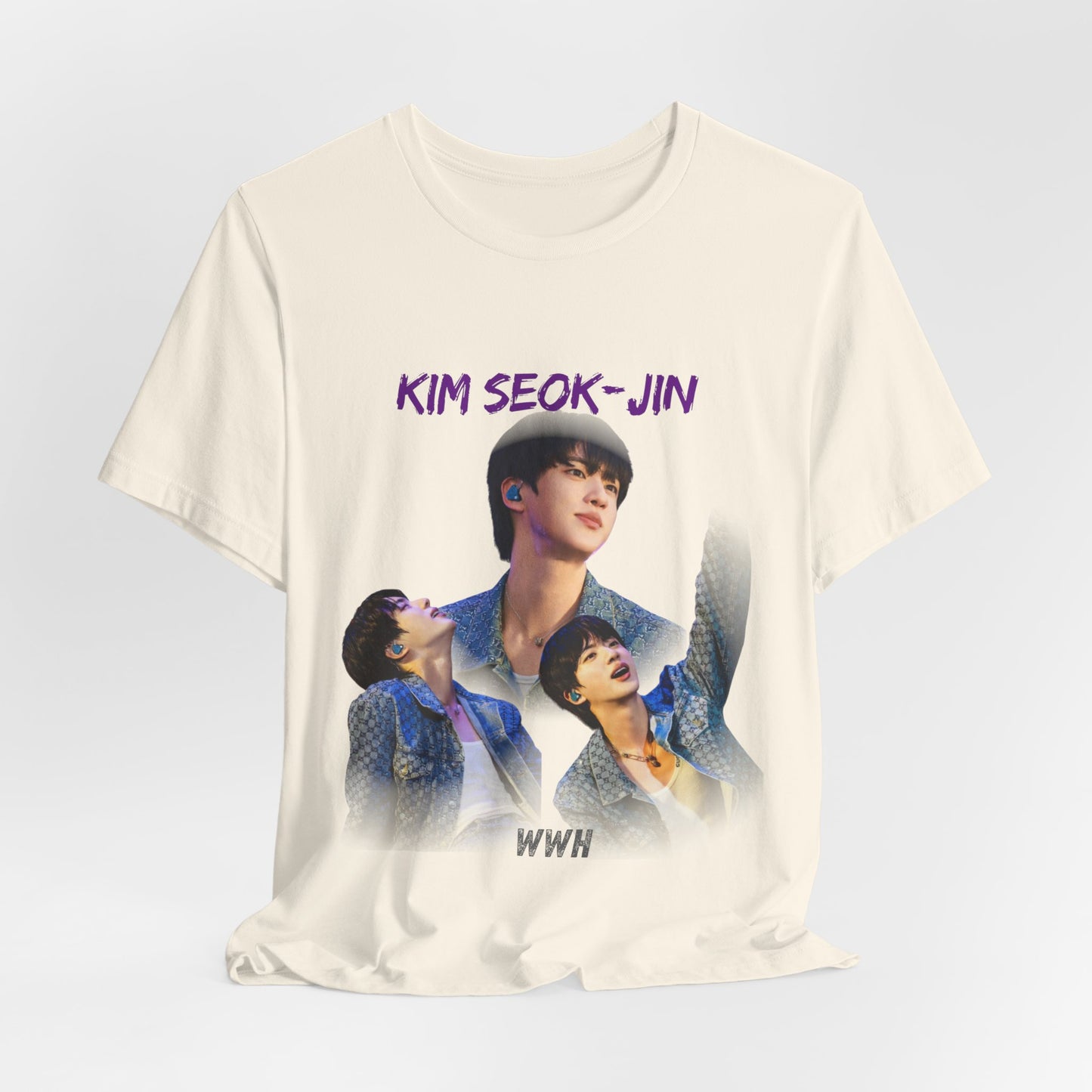 K-Pop Idol Photo Tee — 'Kim Seok-Jin' Graphic T-Shirt