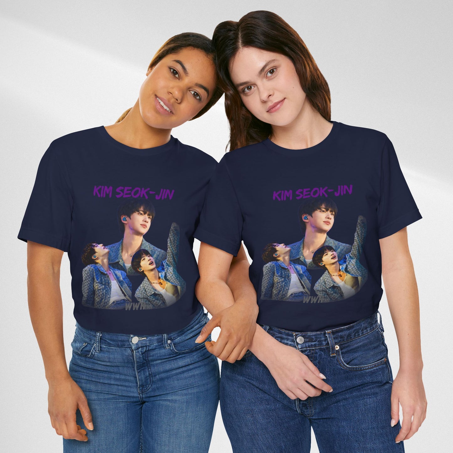K-Pop Idol Photo Tee — 'Kim Seok-Jin' Graphic T-Shirt