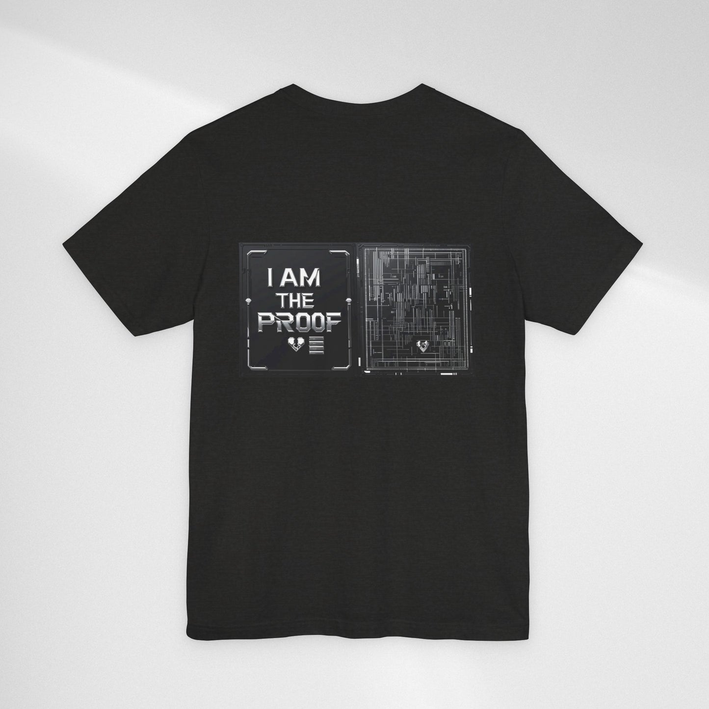 Bulletproof Vest Floral Tee — “I Am The Proof” Graphic T‑Shirt