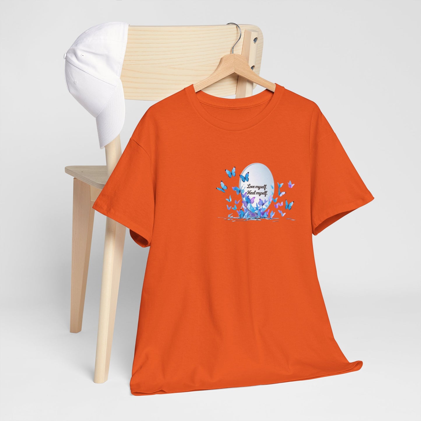 Butterfly Moon T-Shirt — "Strength Through Change" Inspirational Tee