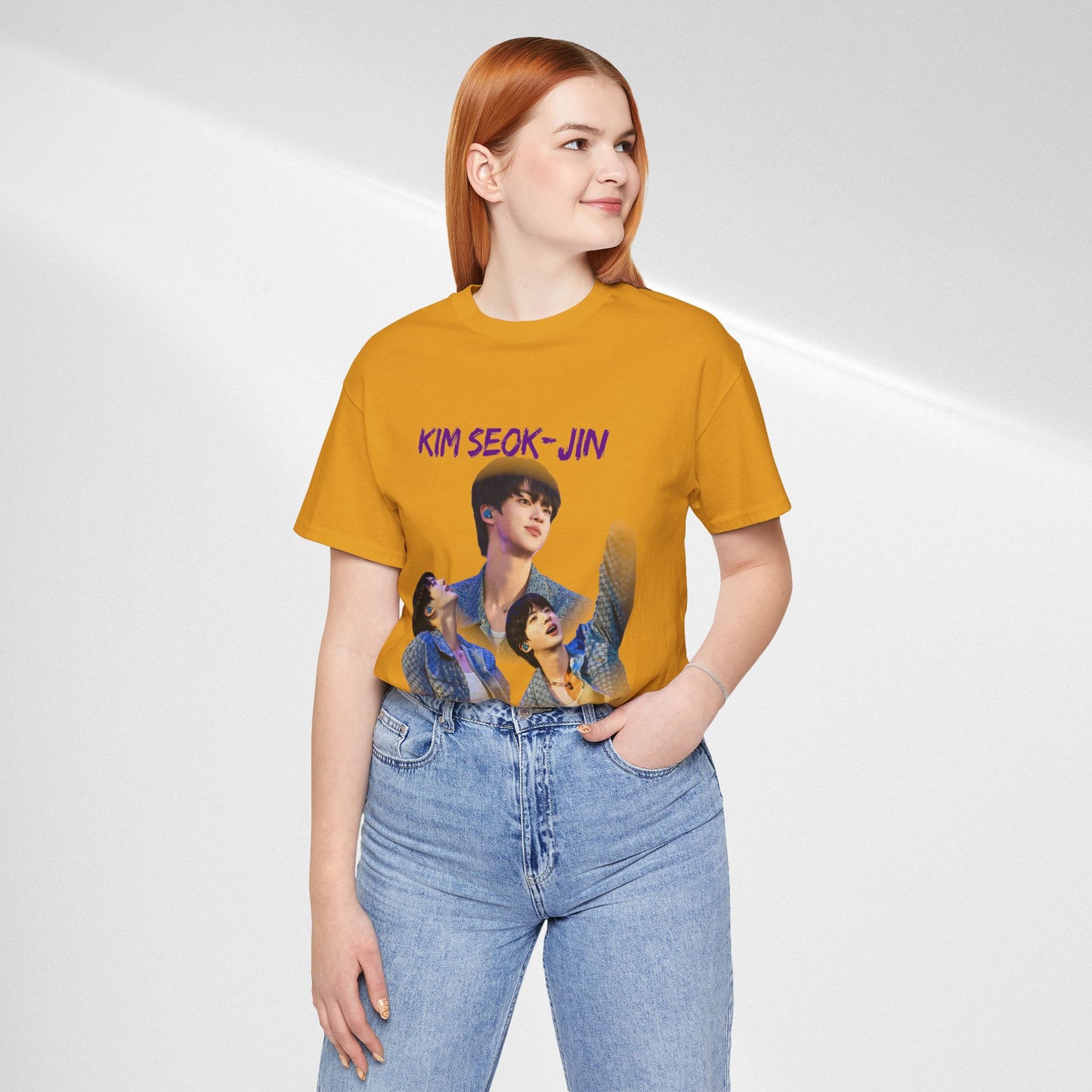 K-Pop Idol Photo Tee — 'Kim Seok-Jin' Graphic T-Shirt