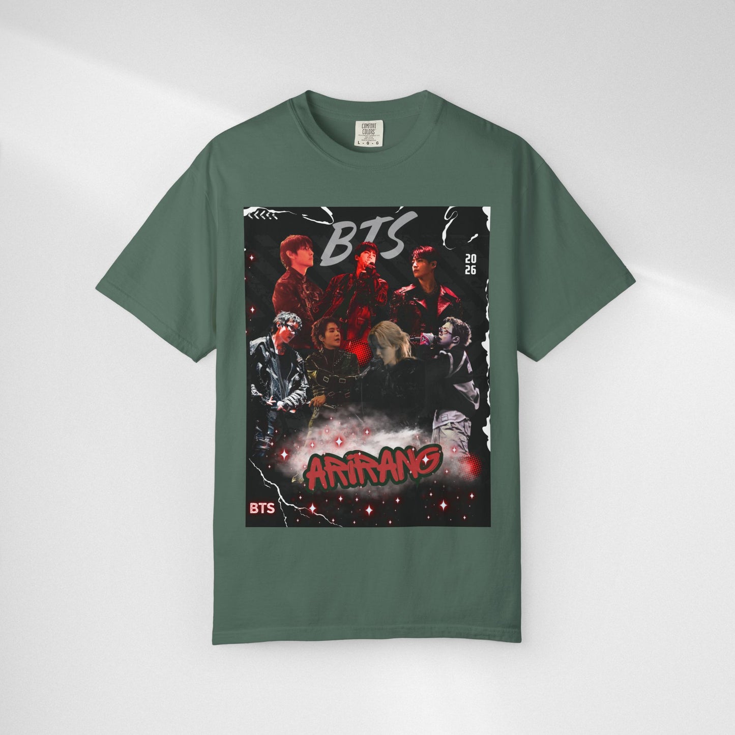 BTS ARIRANG Graphic T-Shirt — "Arirang" BTS Style Concert Tee