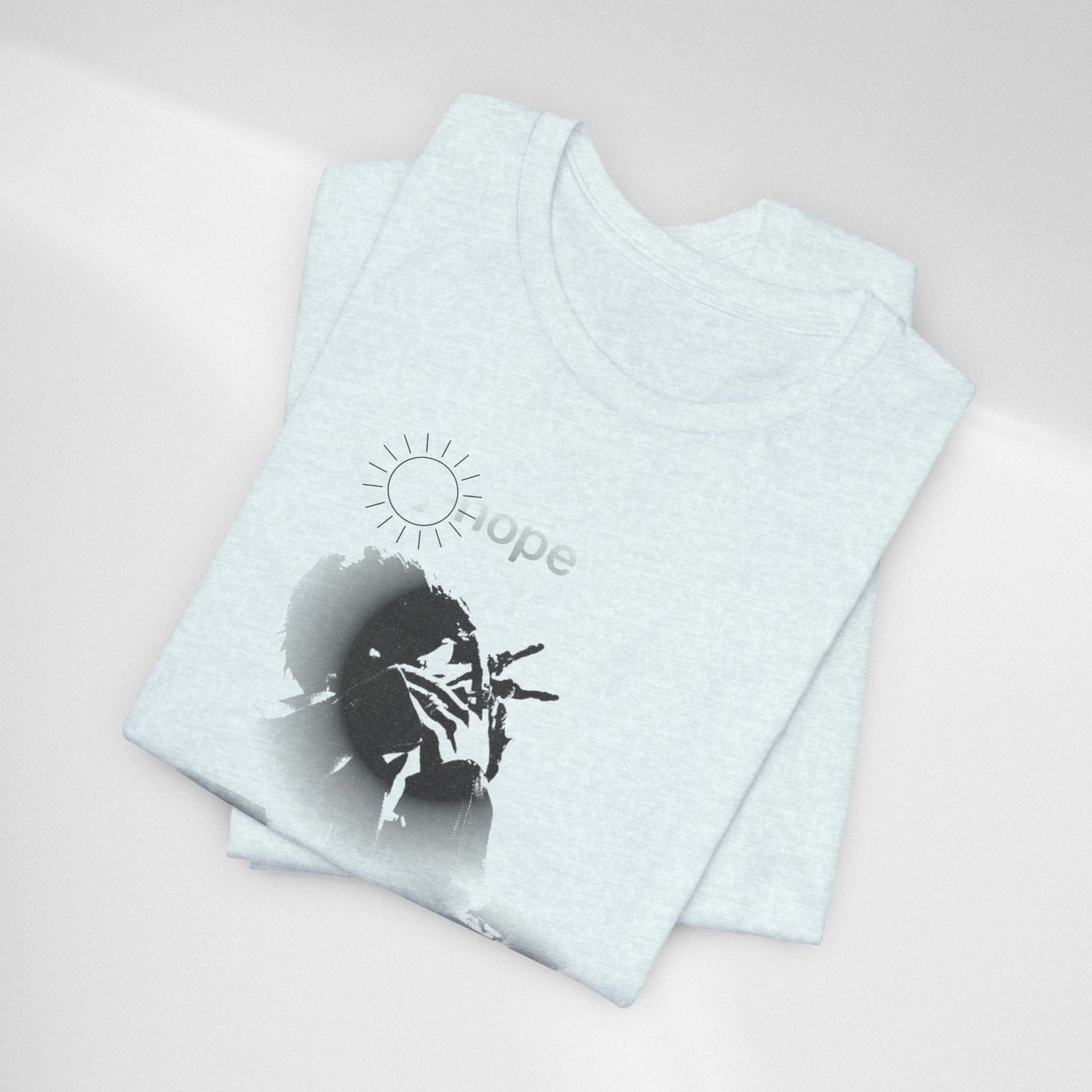 J hope Graphic Tee — Moody Monochrome Portraits