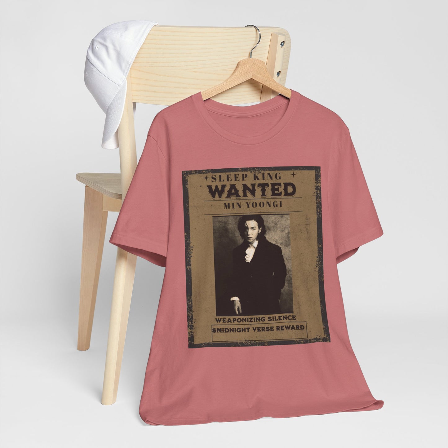 Sleep King Wanted Tee — Vintage 'Min Yoongi' Poster Shirt