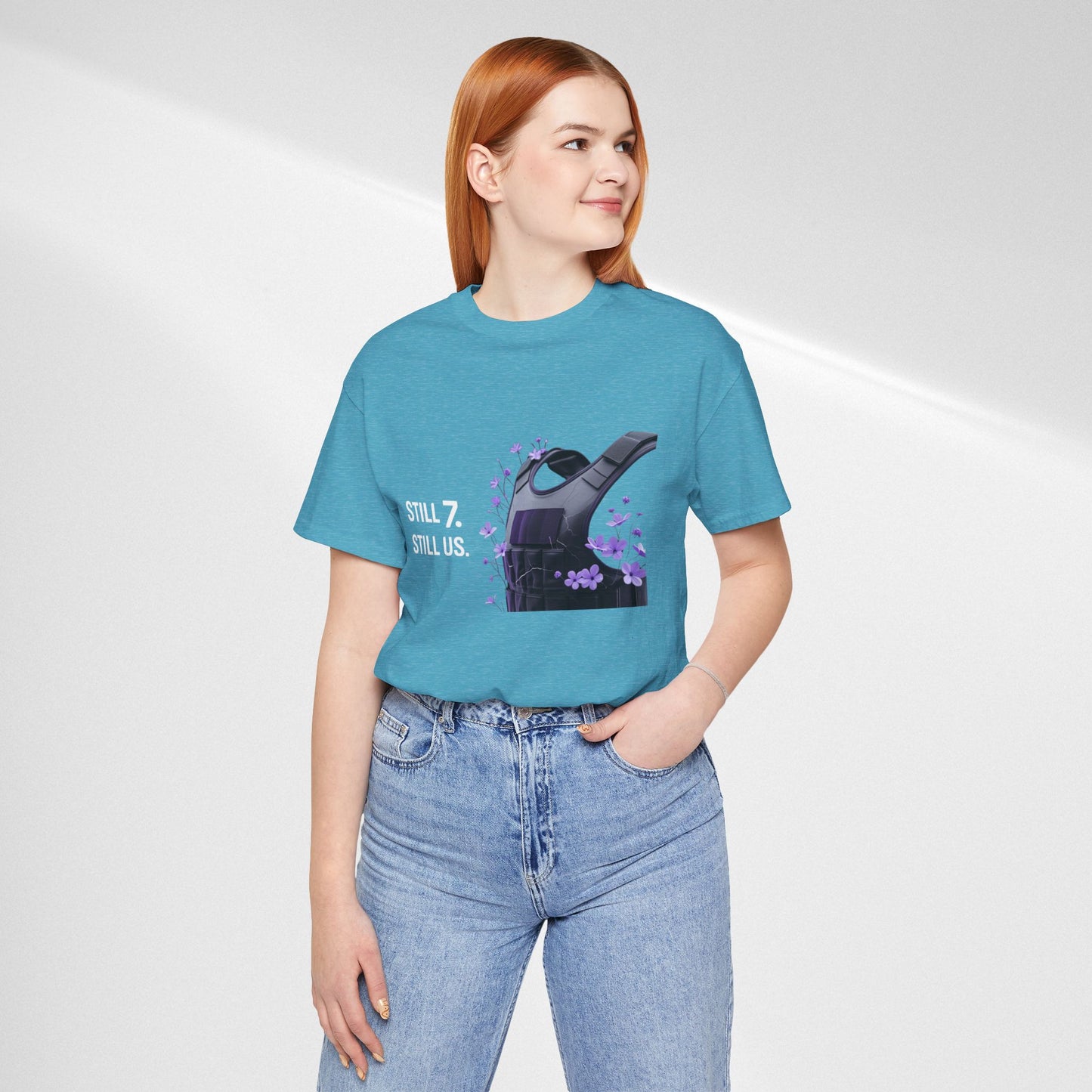 Bulletproof Vest Floral Tee — “I Am The Proof” Graphic T‑Shirt