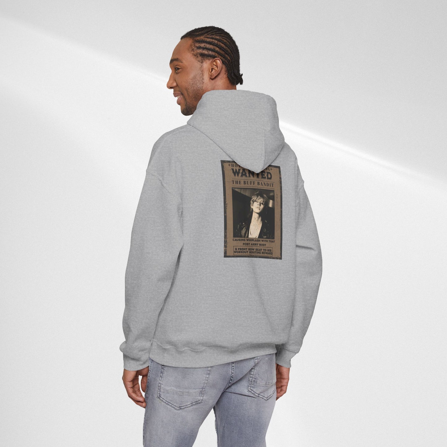 Hoodie Vintage V 'Wanted' Poster Photo Pullover