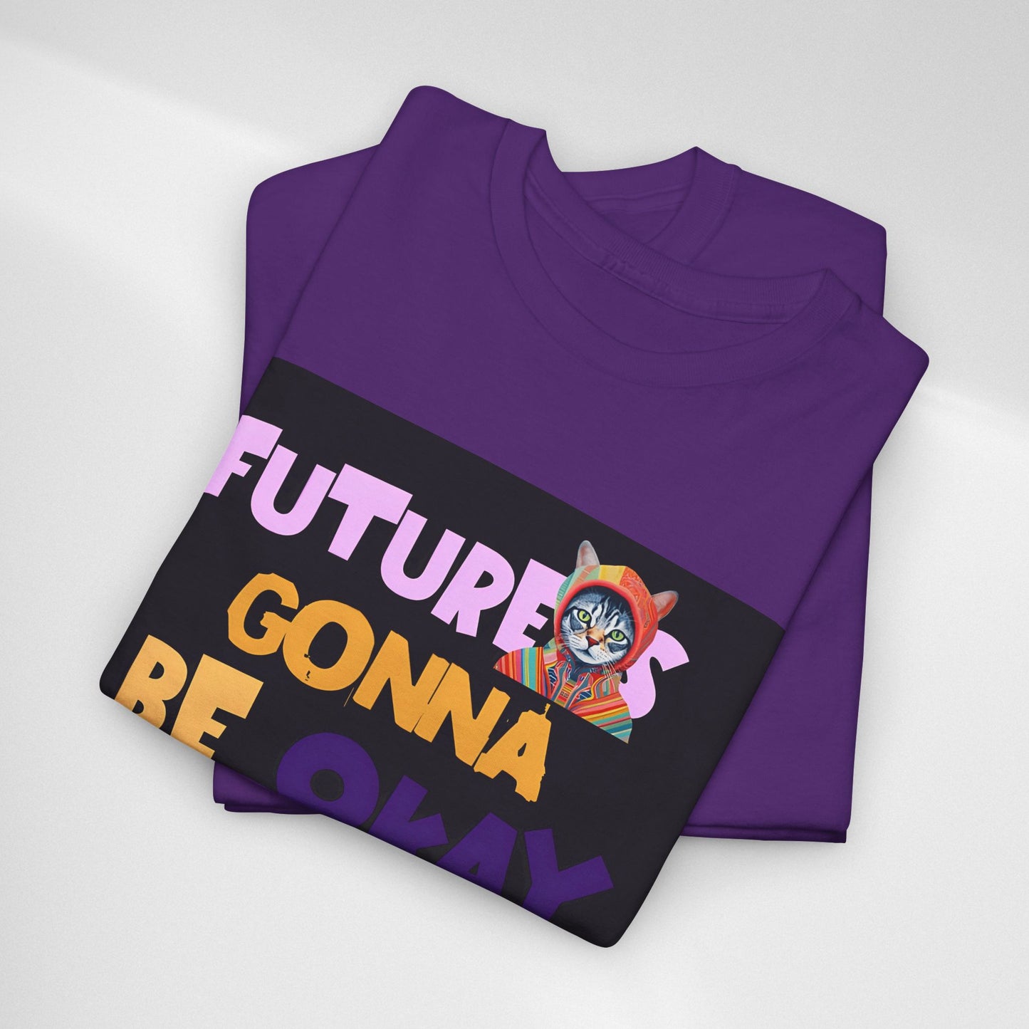 Future's Gonna Be Okay D-Day T-Shirt — Positive Retro Graphic Tee