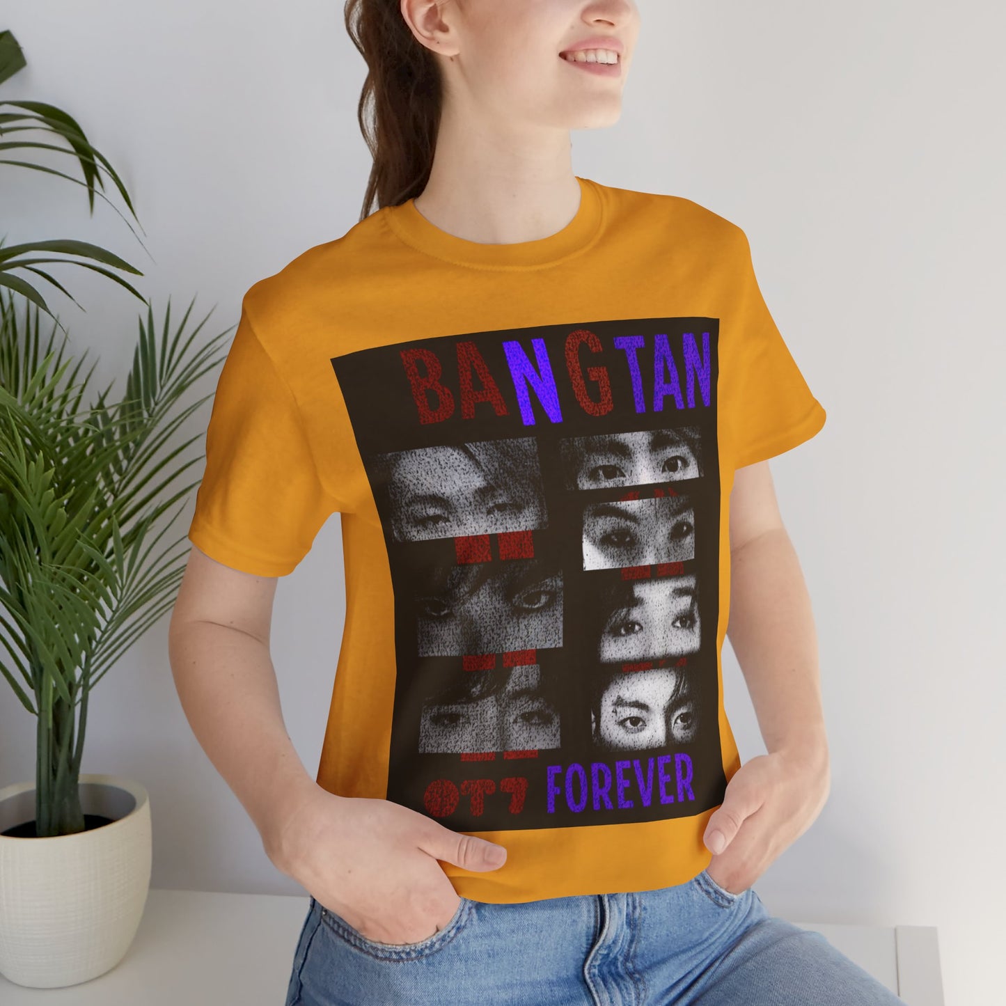 Bangtan Forever BTS Eyes Graphic Tee – K‑Pop Fan Shirt
