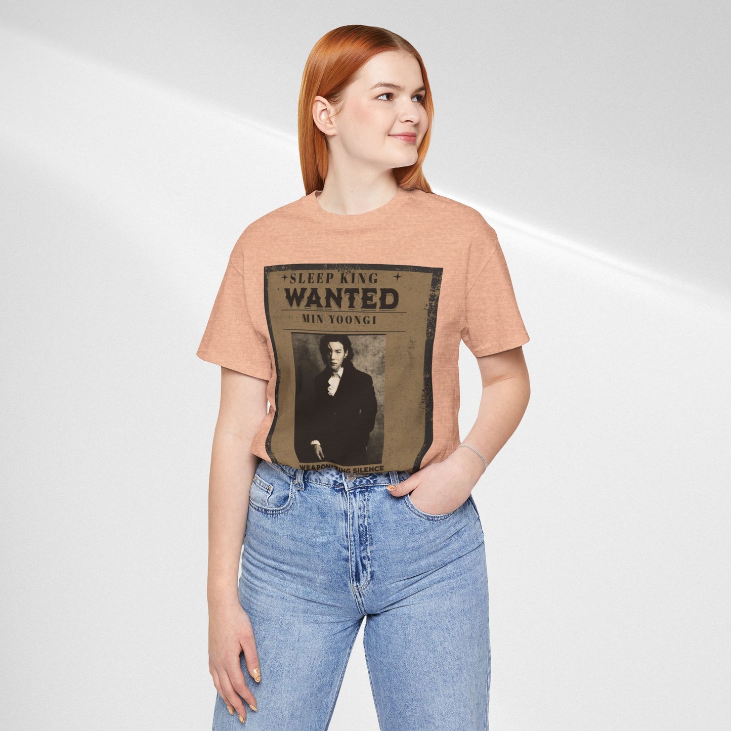 Sleep King Wanted Tee — Vintage 'Min Yoongi' Poster Shirt