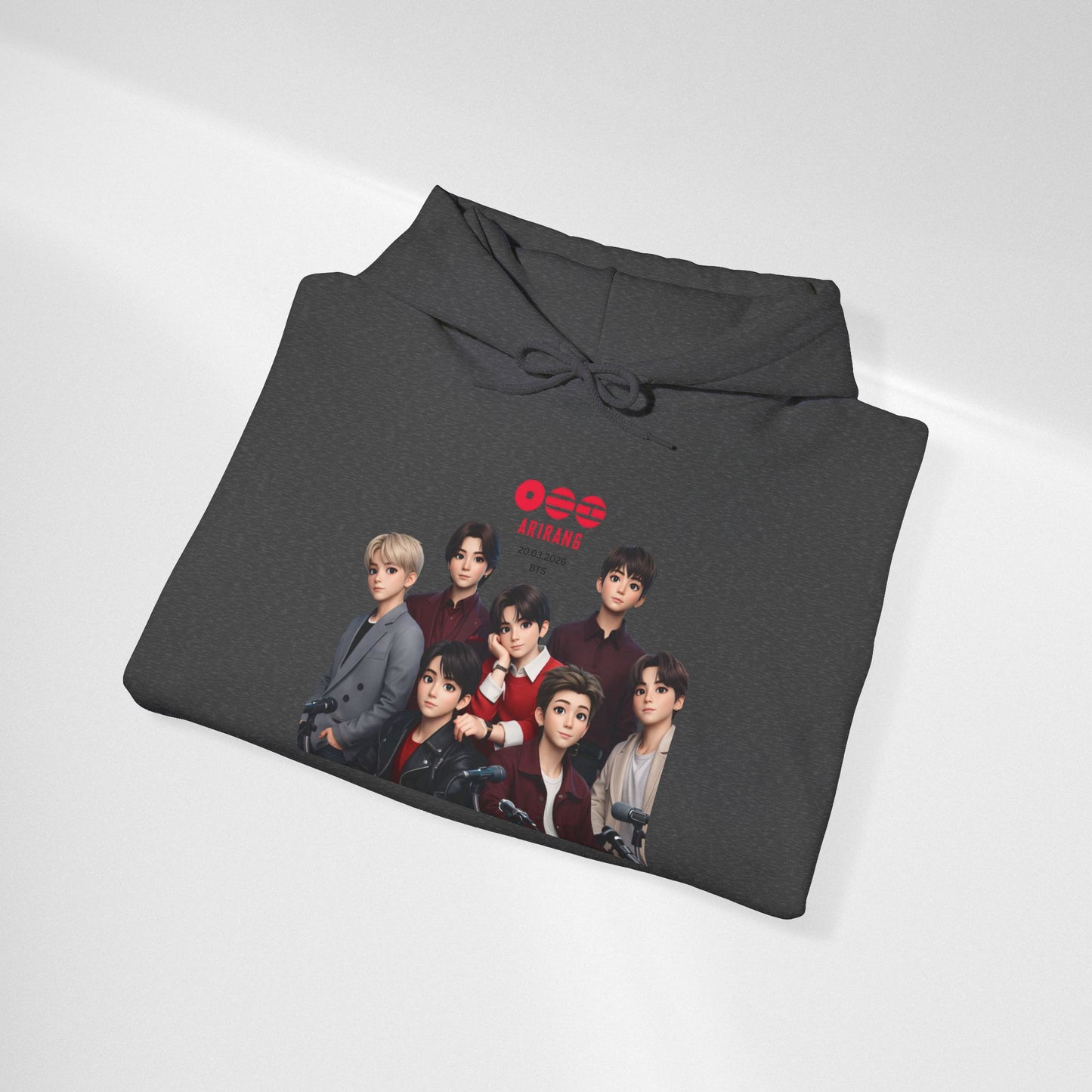 BTS Group Photo Hoodie – Korean Boy Band Pullover