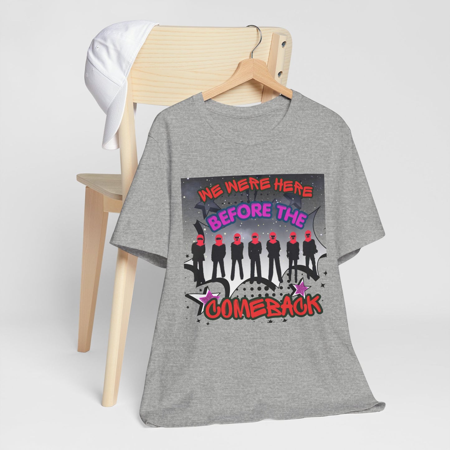 T‑Shirt — 'We Were Here Before the Comeback' Retro Pop Concert Tee