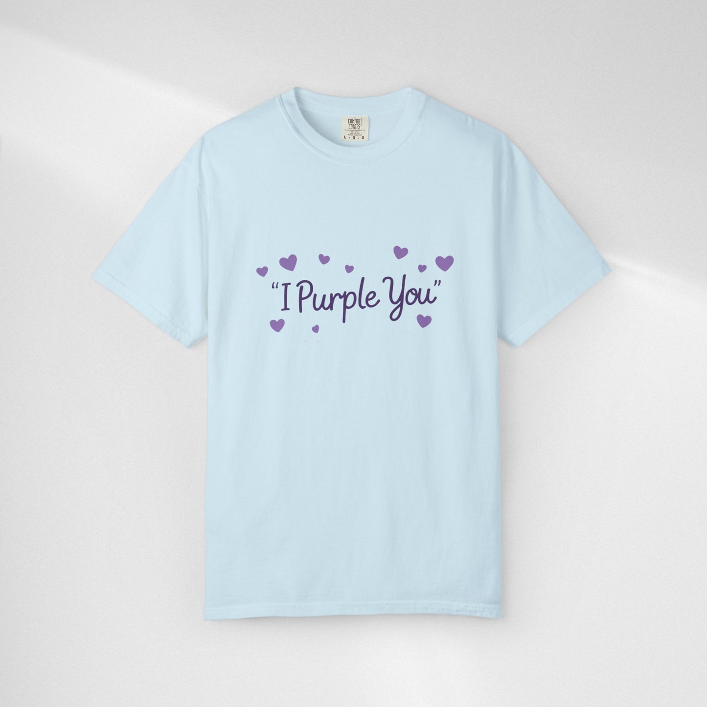 I Purple You T-Shirt — Cute Purple Hearts Valentine Tee