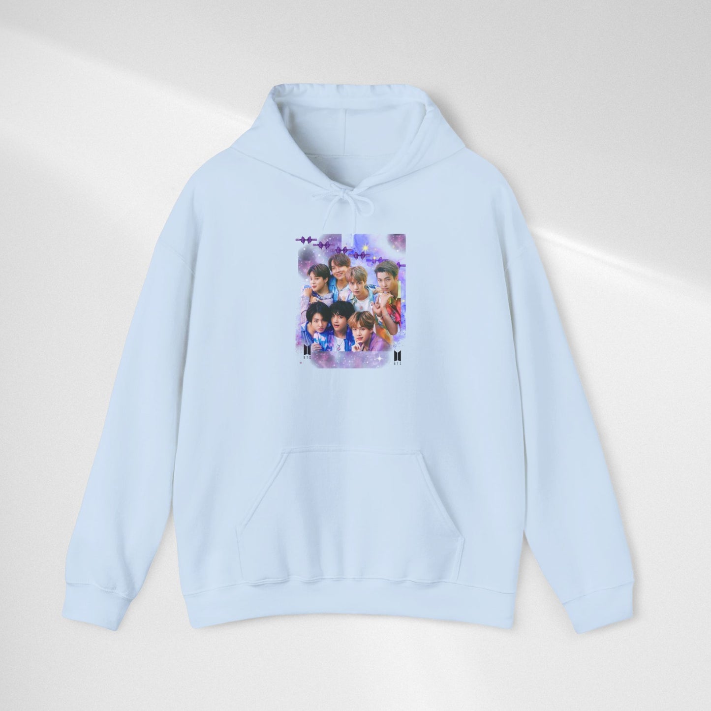 BTS Hoodie — Purple Collage Photo Graphic Hoodie