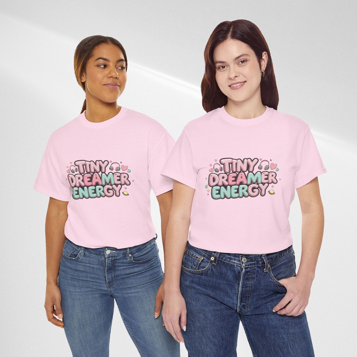TinyTan Dreamer Energy T-Shirt — Cute Pastel Graphic Tee