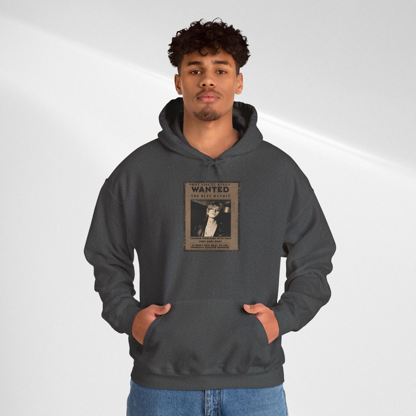 Hoodie Vintage V 'Wanted' Poster Photo Pullover