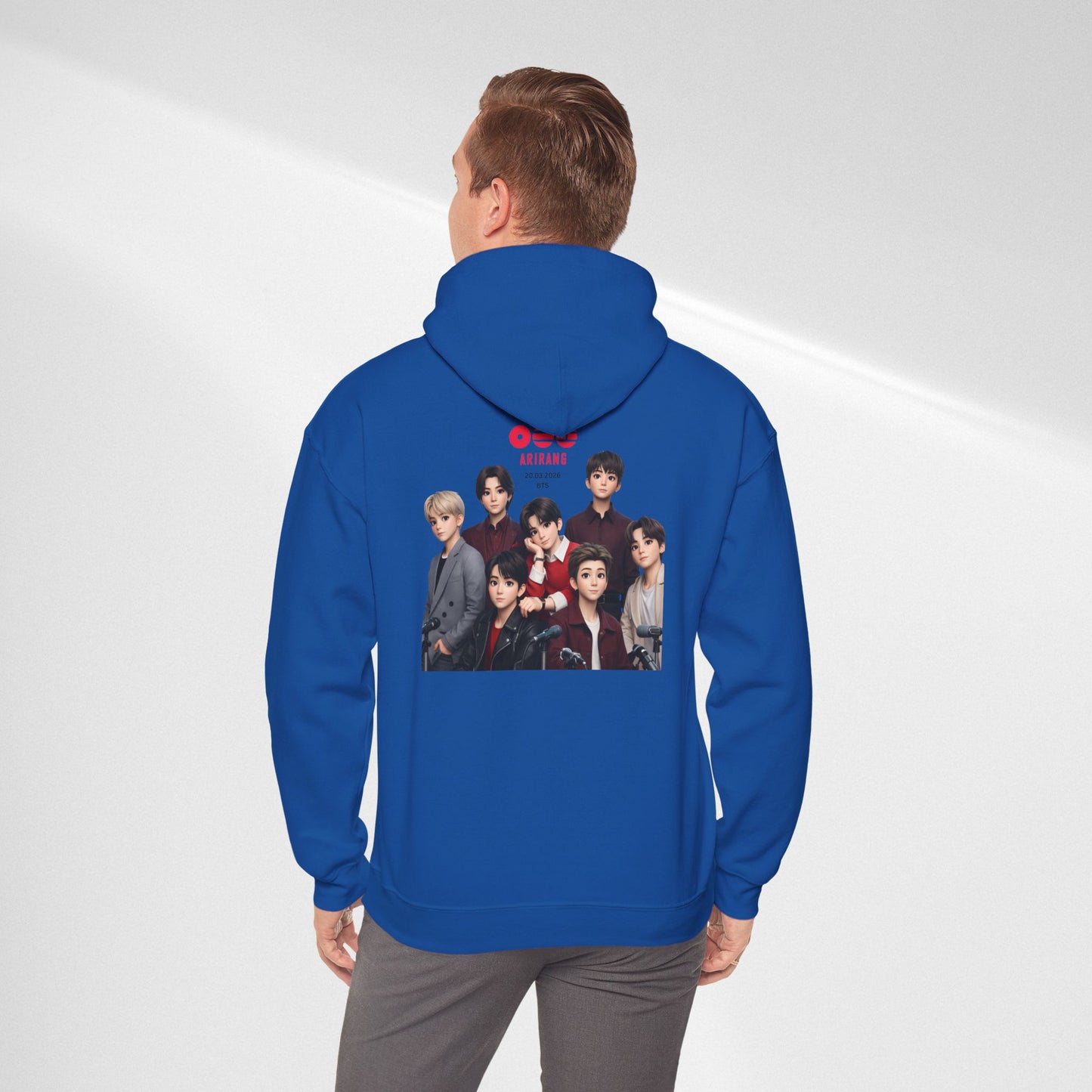 BTS Group Photo Hoodie – Korean Boy Band Pullover