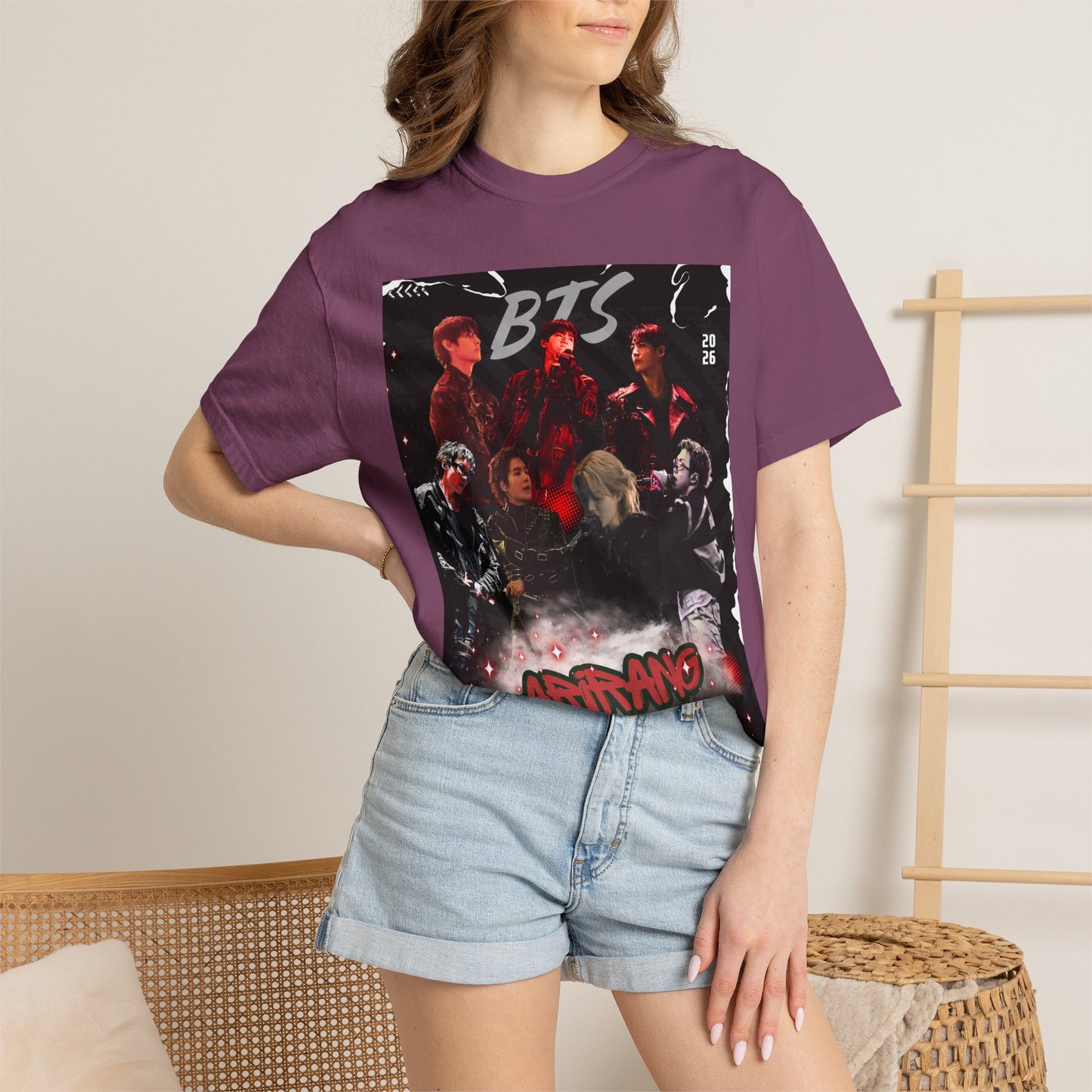 BTS ARIRANG Graphic T-Shirt — "Arirang" BTS Style Concert Tee