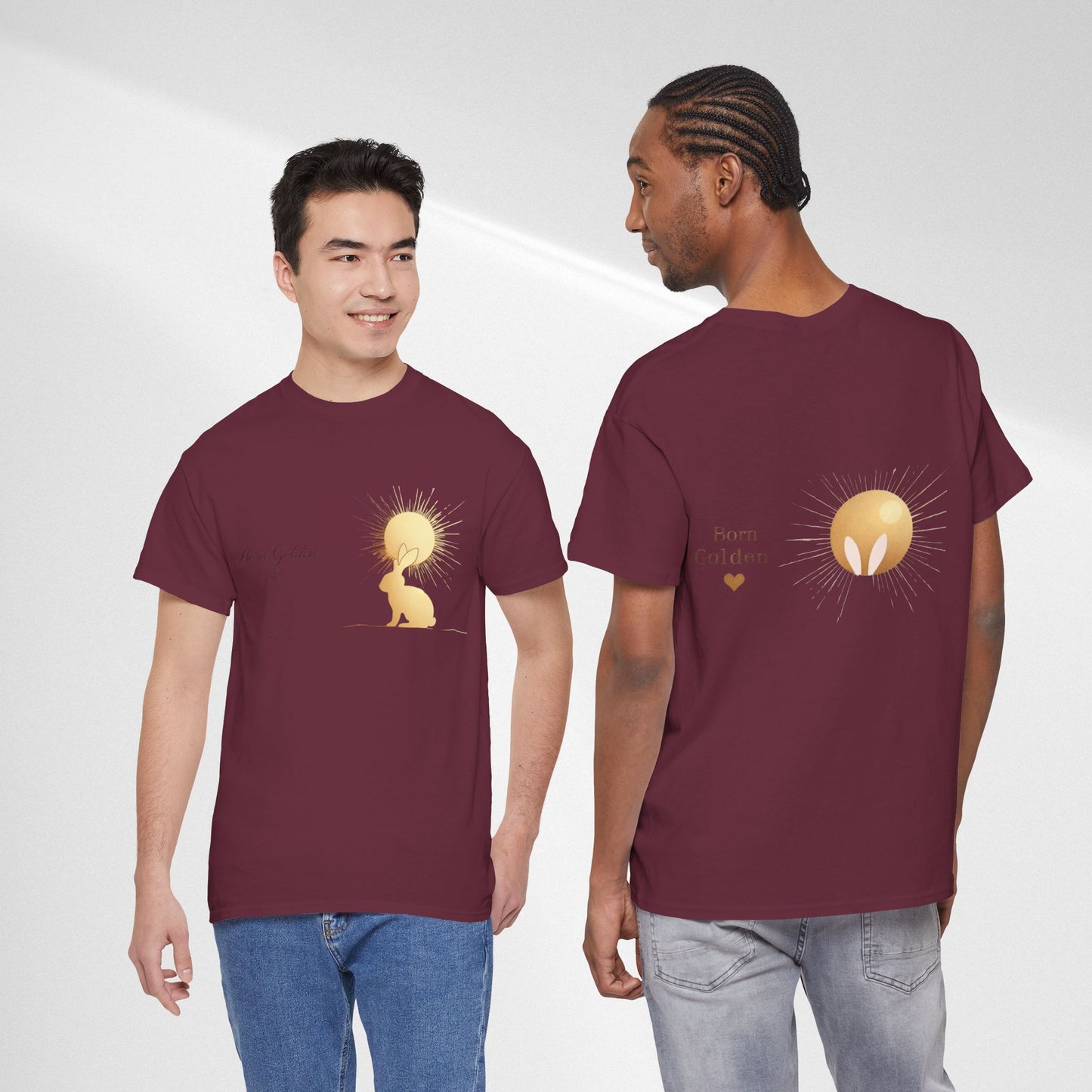 JK Golden Child T-Shirt — 'Born Golden' Cute Kids Illustration Tee