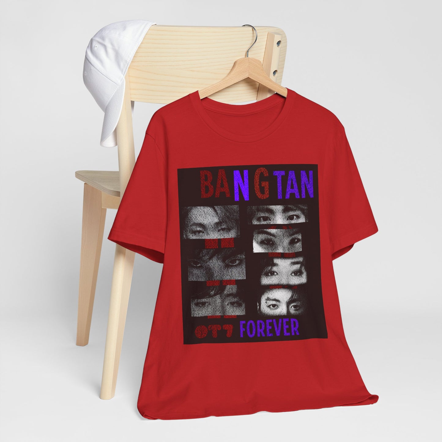 Bangtan Forever BTS Eyes Graphic Tee – K‑Pop Fan Shirt