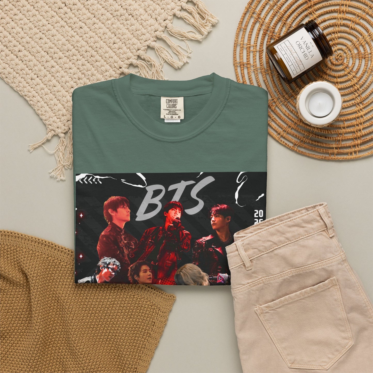 BTS ARIRANG Graphic T-Shirt — "Arirang" BTS Style Concert Tee
