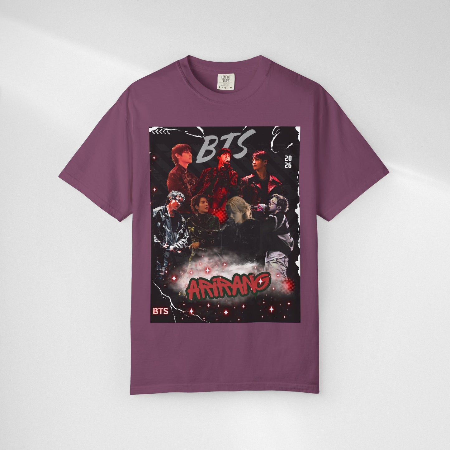 BTS ARIRANG Graphic T-Shirt — "Arirang" BTS Style Concert Tee