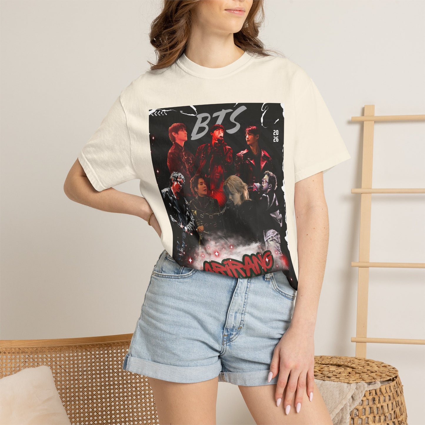BTS ARIRANG Graphic T-Shirt — "Arirang" BTS Style Concert Tee