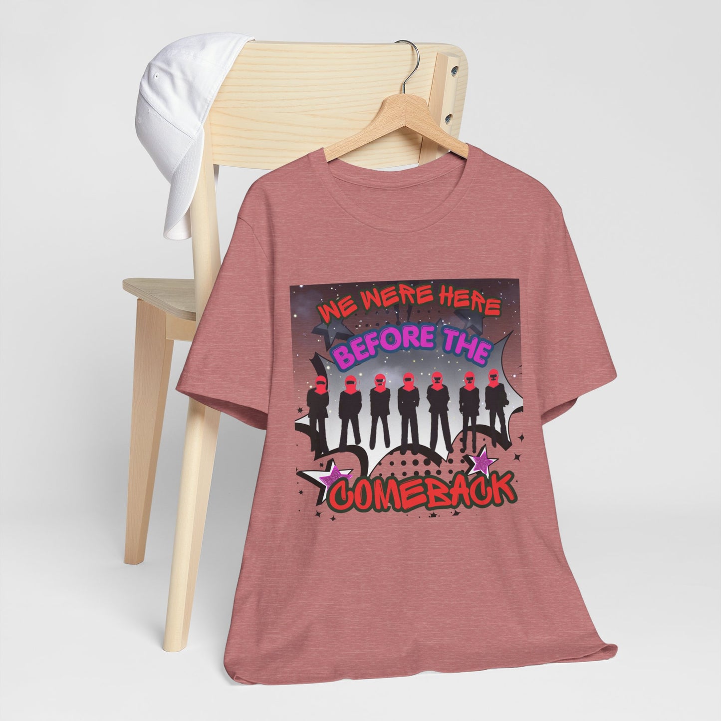 T‑Shirt — 'We Were Here Before the Comeback' Retro Pop Concert Tee