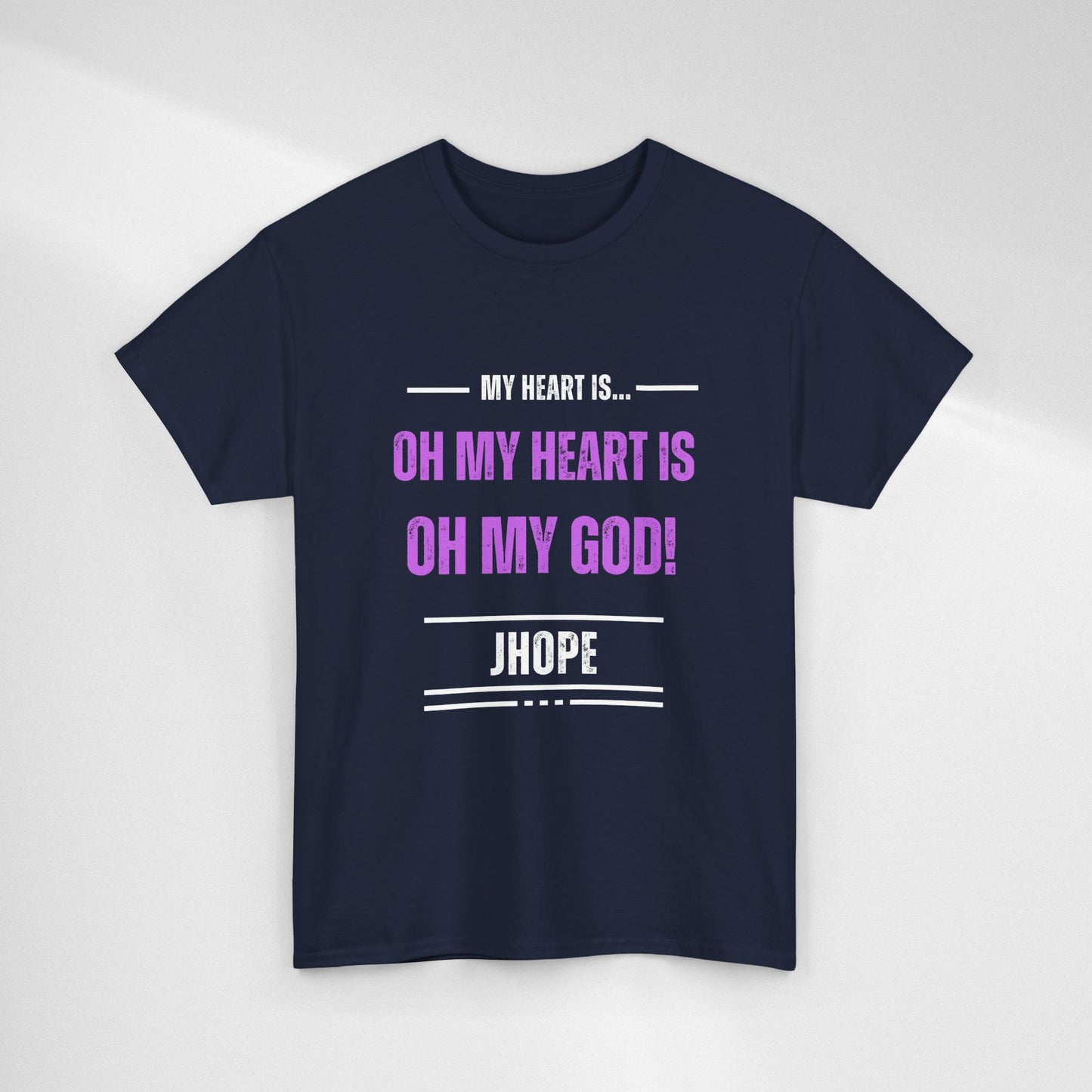 Graphic Tee — "Oh My Heart Is Oh My God!" J-Hope Fan Shirt