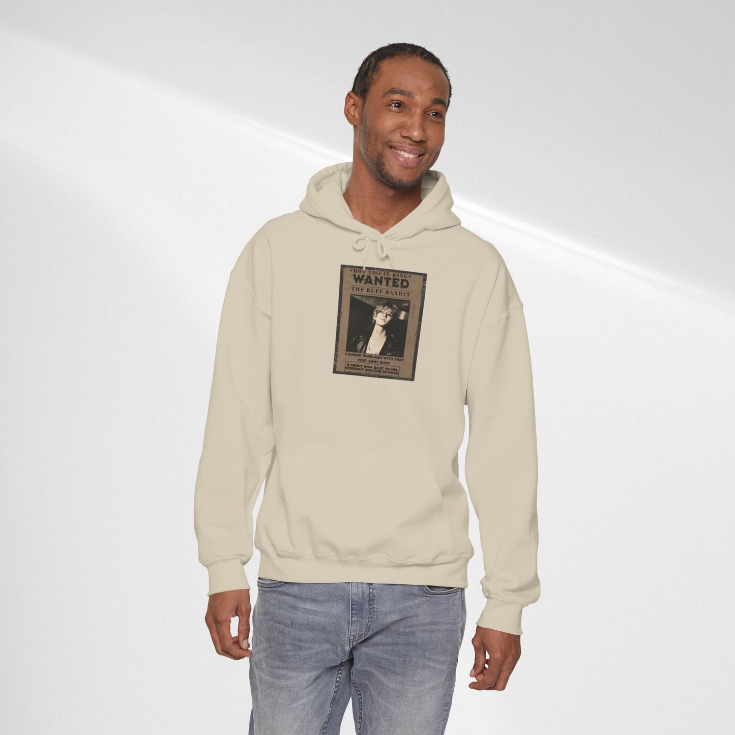 Hoodie Vintage V 'Wanted' Poster Photo Pullover