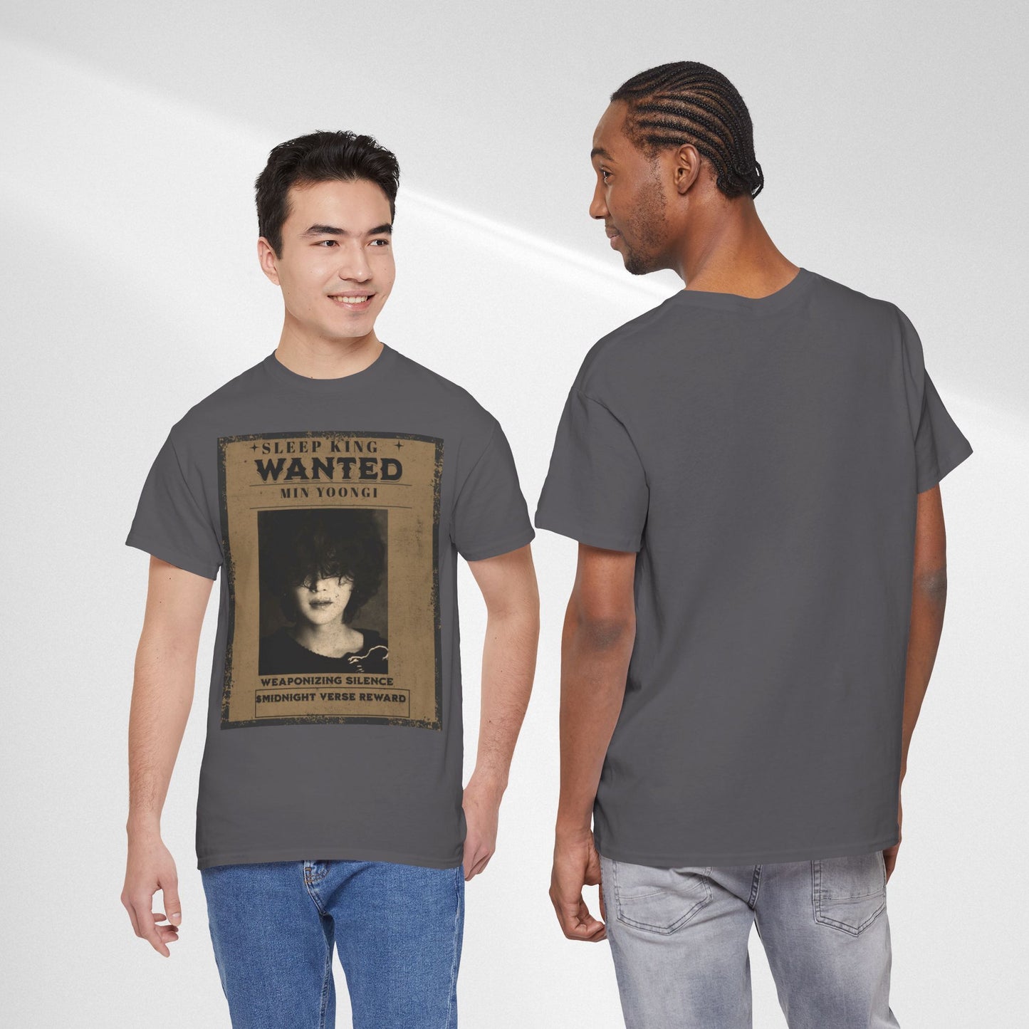 Suga Vintage “Sleeping Wanted” Retro Poster T-Shirt