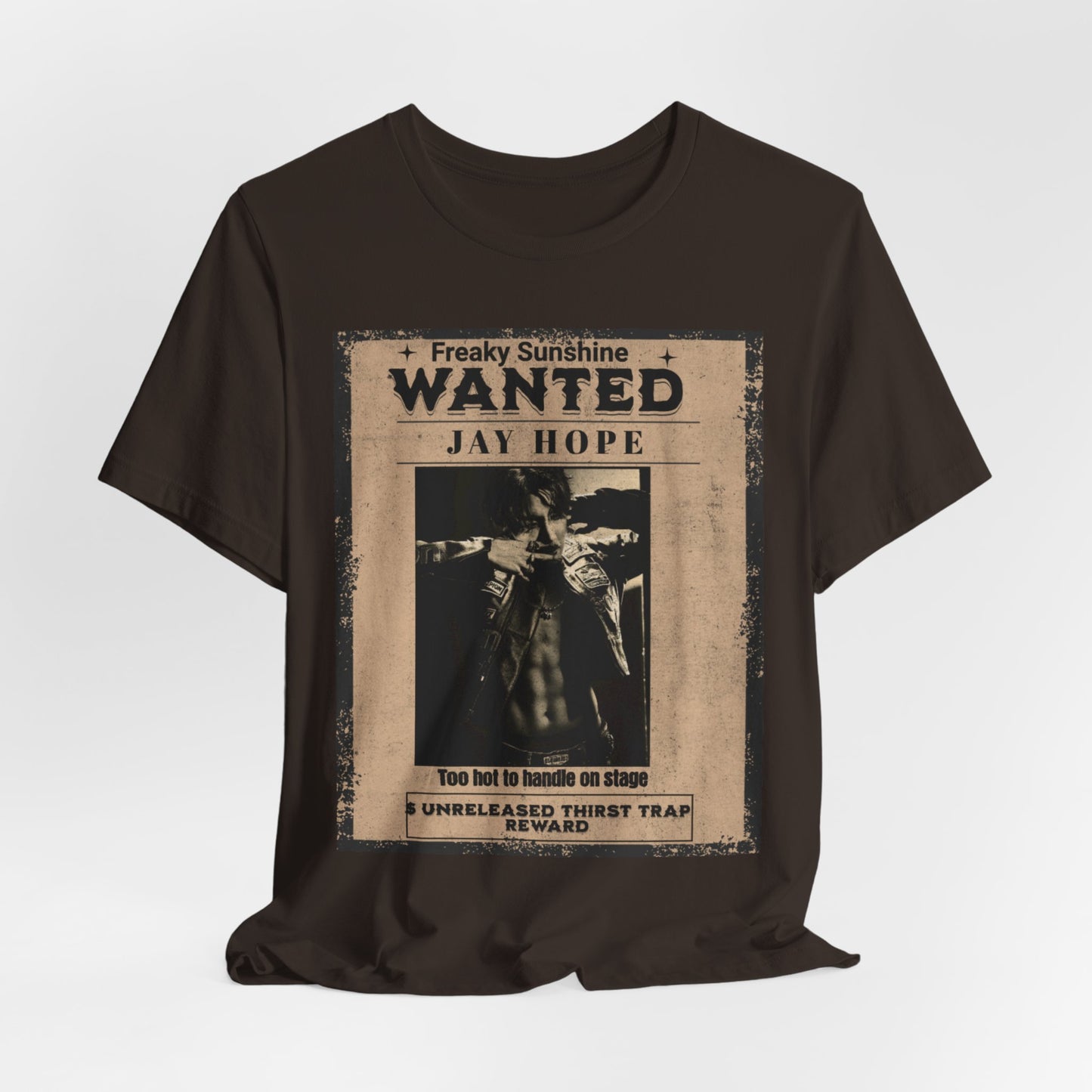 Wanted Poster Jay Hope T-Shirt — Vintage Western Graphic Tee
