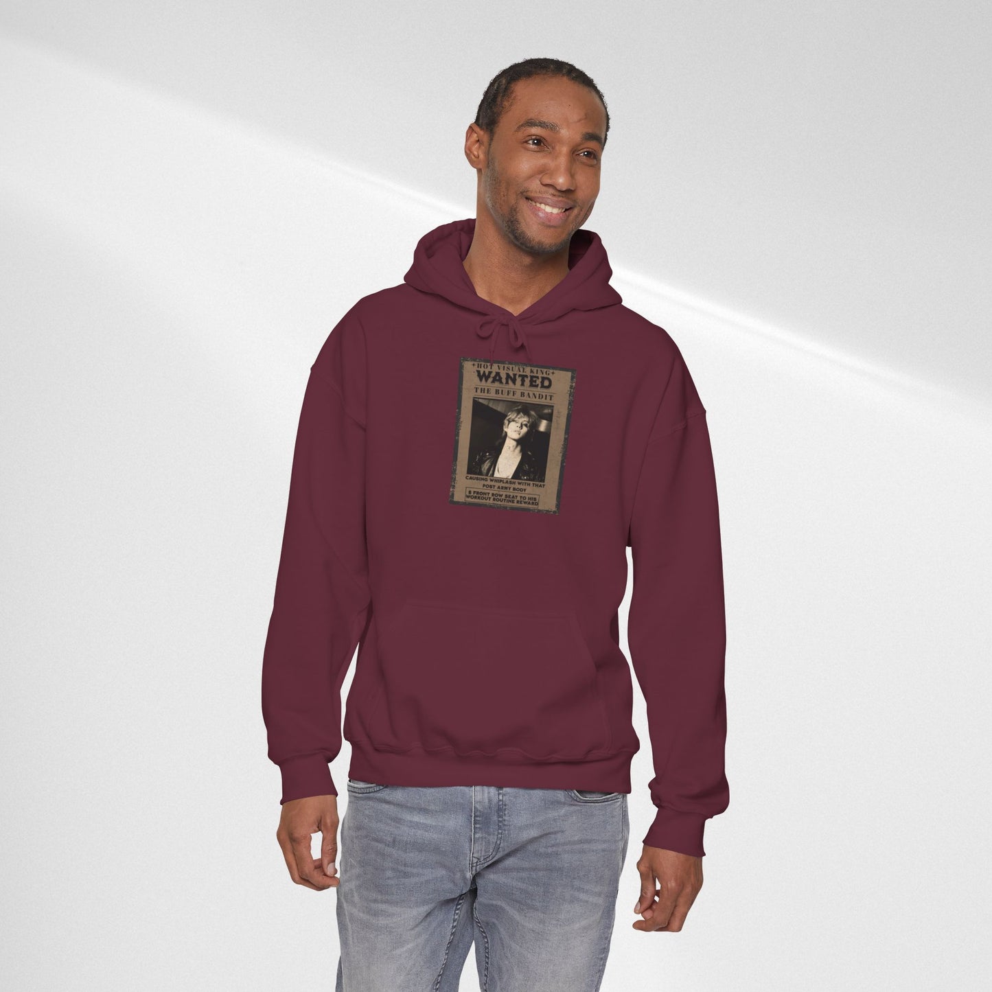 Hoodie Vintage V 'Wanted' Poster Photo Pullover