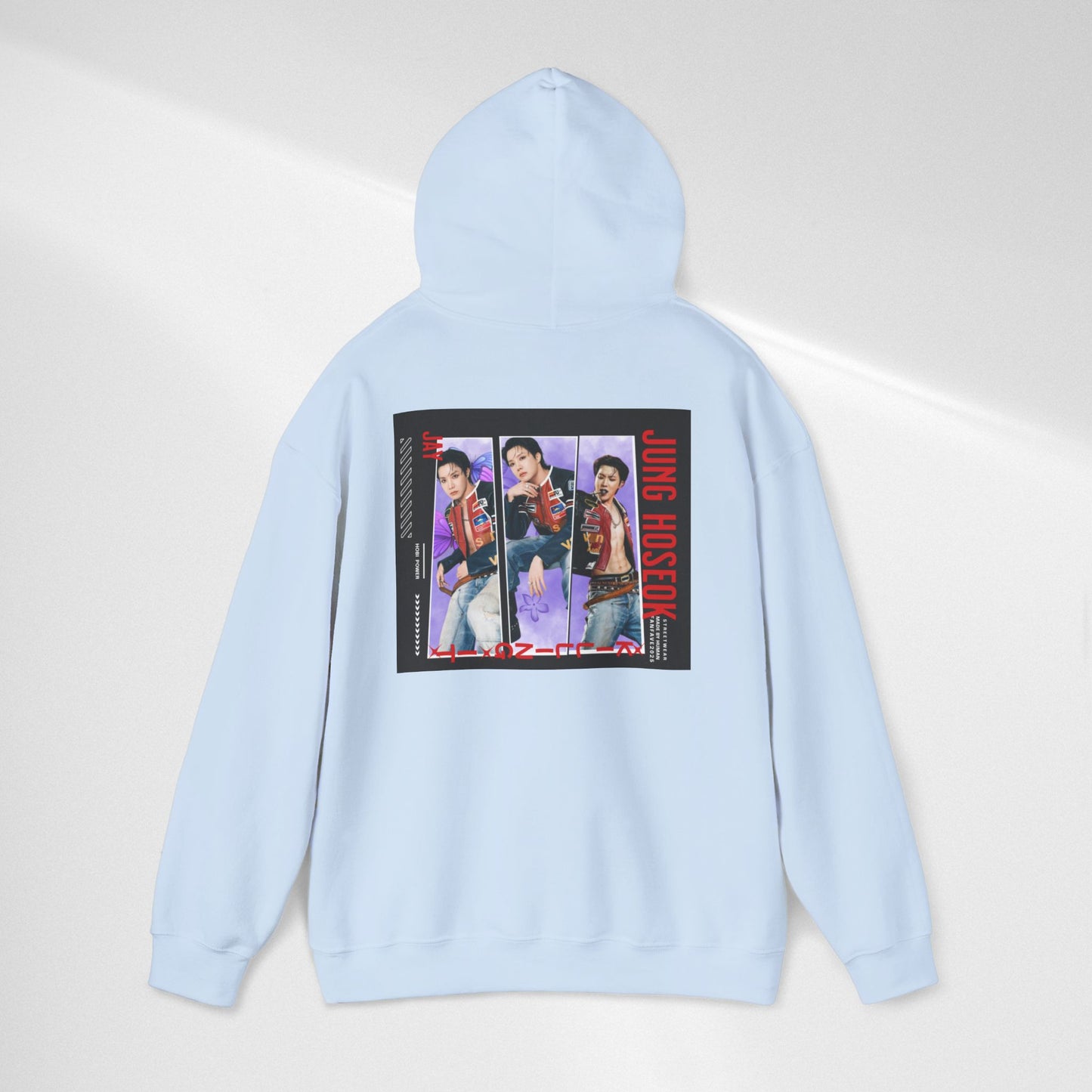 JHOPE Retro Band Photo Hoodie — Vintage Concert Graphic Pullover