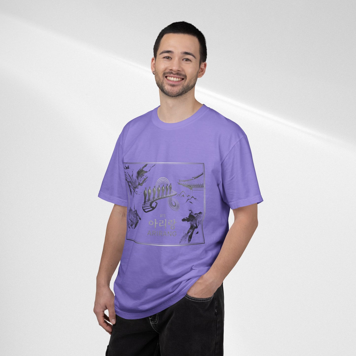 BTS Arirang Graphic T-Shirt — Korean Folklore Illustration Tee