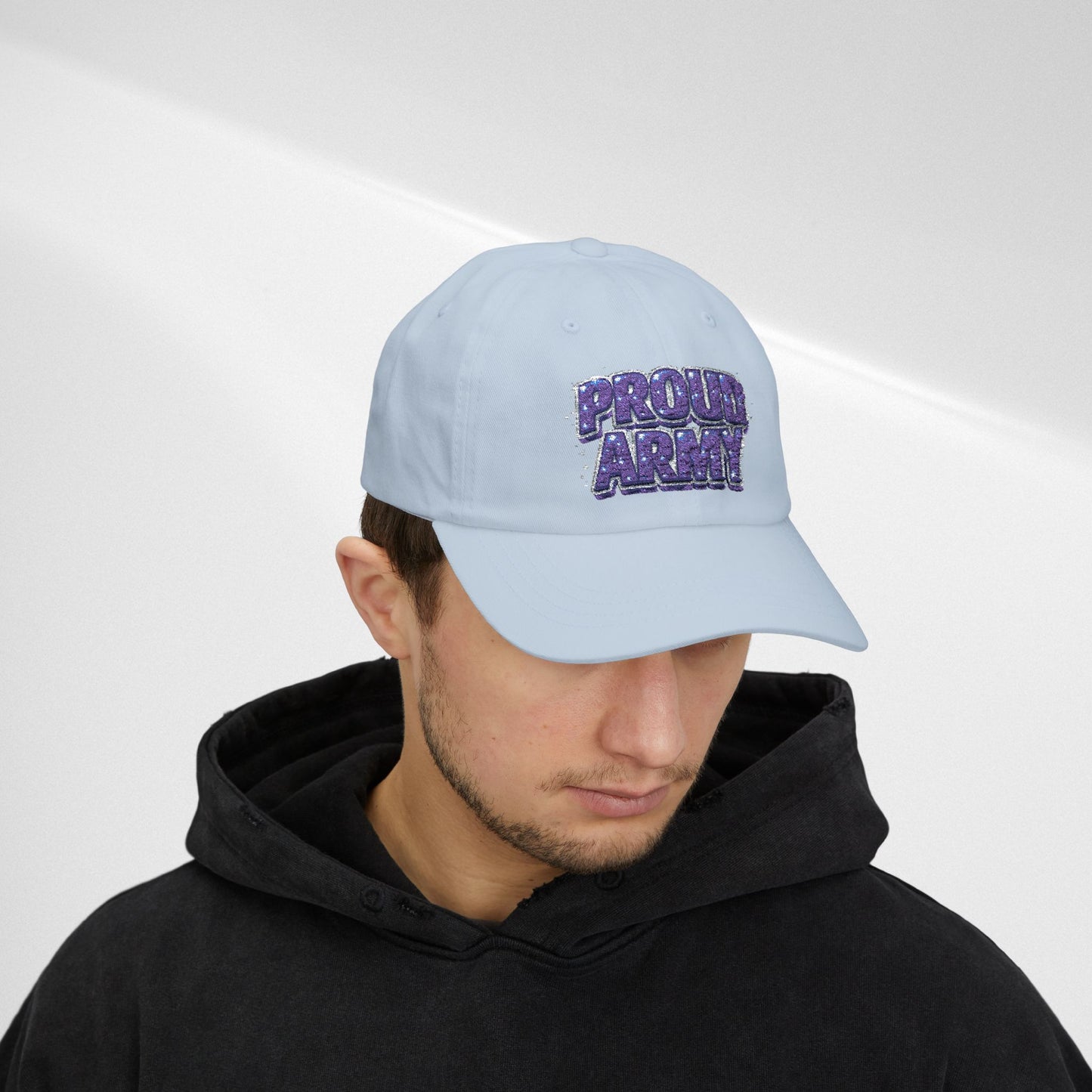 Dad Cap — "Proud Army" Embroidered Baseball Hat