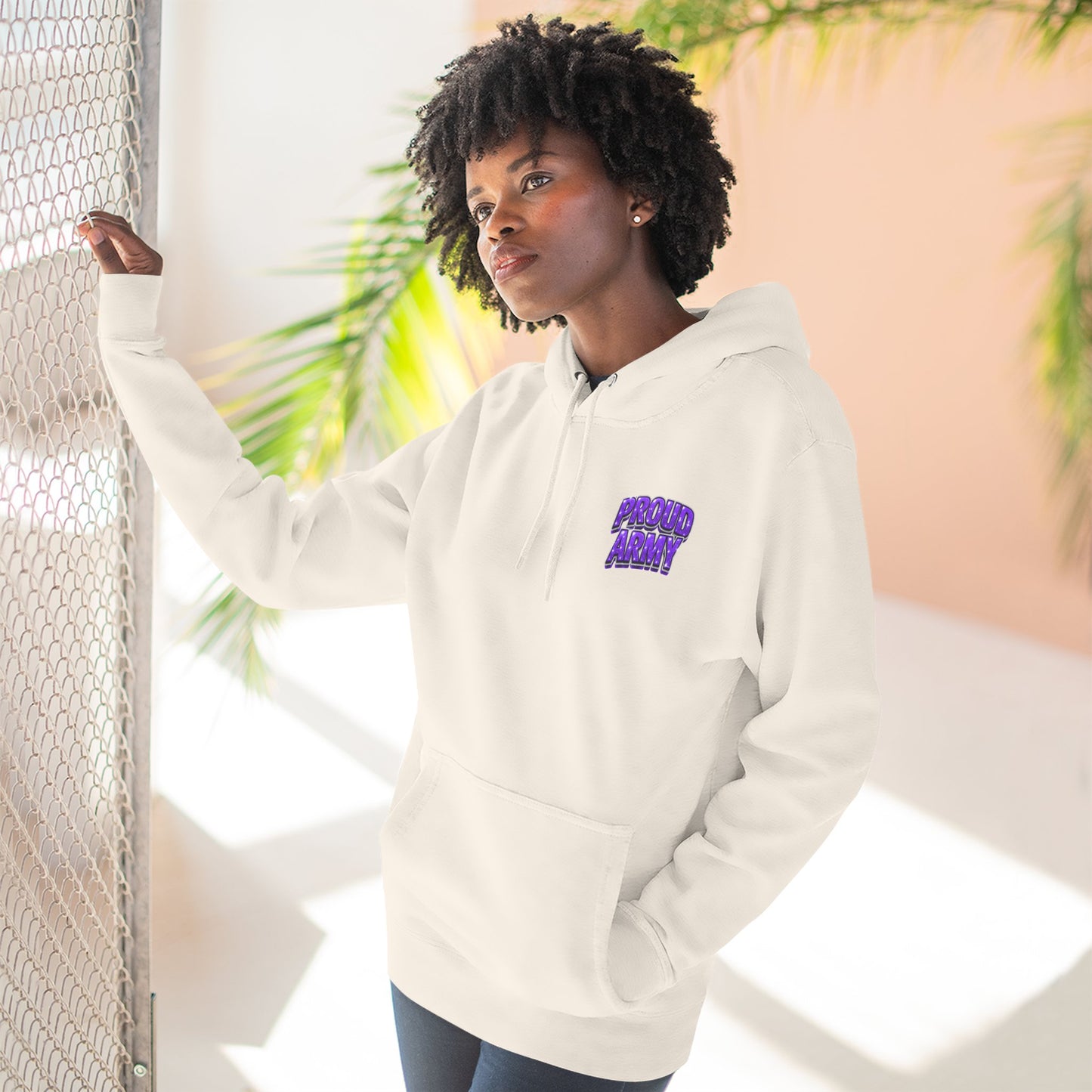 BTS Bangtan Photo-Panel Hoodie — 'Bangtan' 9-Eyes Graphic Fleece Hoodie