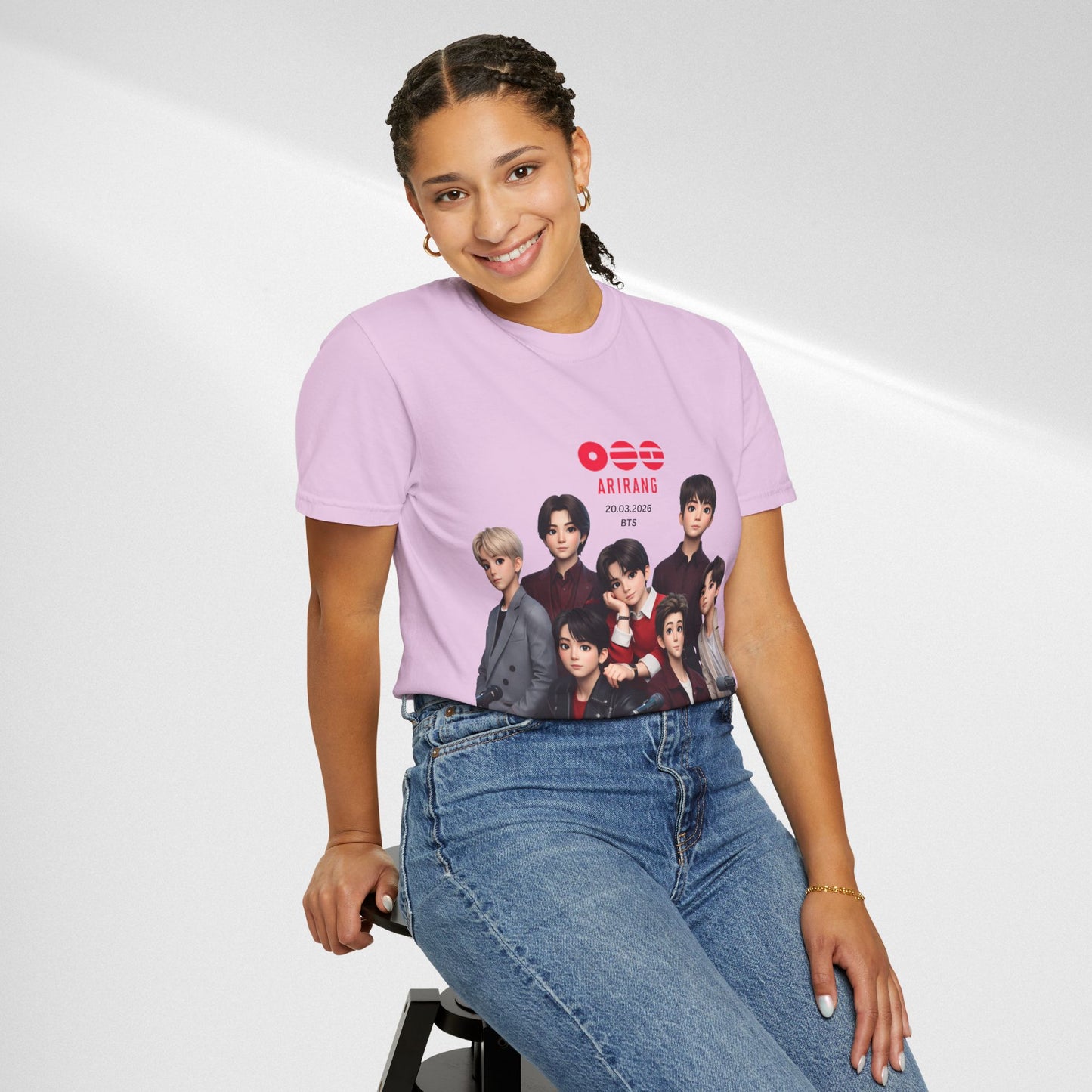 BTS Band Photo T-Shirt — Group Portrait Graphic Tee